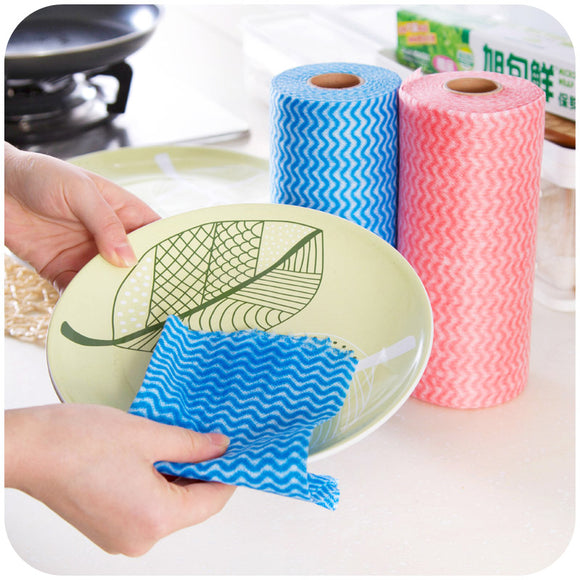Kitchen,Cleaning,Nonwoven,Cloth,Disposable,Cleaning,Cloth,Washing,Cloth