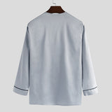 Men's,Women,Loose,Silky,Satin,Pajamas,Sleeve,Pants,Sleepwear