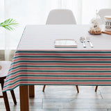 Cotton,Linen,Simple,Pastoral,Tablecloth,Geometric,Tectangular,Table,Cover,Color,Stripes,Simple,Geometric,Tablecloth,Color,Stripe,Cotton,Pastoral,Rectangle,Table,Cloth