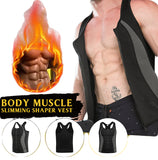 Men's,Neoprene,Sauna,Shaped,Sweat,Increase,Energy,Consumption,Fitness,Shirt,Zipper