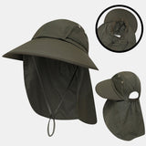 Unisex,Nylon,Solid,Color,Adjustable,Summer,Outdoor,Sunshade,Fishing,Climbing,Breathable,Bucket