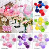 Birthday,Party,Wedding,Decorations,Paper,Flower,Balls,Paper,Honeycomb,Balls,Paper,Lanterns