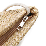 Women,Straw,Woven,Beach,Handbag,Shoulder,Outdoor,Travel