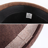 Linen,Breathable,Panama,Fedora,Outdoor,Sunscreen,Beach