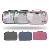 Portable,Transparent,Electronics,Accessories,Organizer,Cosmetic