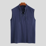 Men's,Sleeveless,Cotton,Plain,Breathable,Plain,Spring,Summer,Sport,Fitness,Hiking