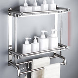 Mount,Stainless,Steel,Storage,Basket,Shower,Bathroom,Towel