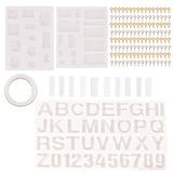 214PCS,Silicone,Epoxy,Resin,Casting,Jewelry,Pendant,Making,Mould,Craft