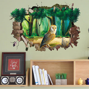 Miico,Creative,Animal,Broken,Removable,Waterproof,Decorative,Decor,Sticker