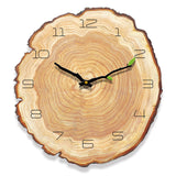 Loskii,MW002,Creative,Wooden,Pattern,Clock,Clock,Quartz,Clock,Office,Decorations
