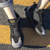 AtreGo,Suede,Leather,Shoes,Steel,Climbing,Safety,Shoes