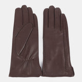 Women,Genuine,Leather,Outdoor,Fashion,Velvet,Thicken,Gloves,Riding,Cycling