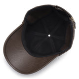 Winter,Artificial,Leather,Cotton,Lining,Letter,Badge,Outdoor,Adjustable,Baseball