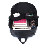 Vintage,Leather,Backpack,Waterproof,Laptop,Black,School,Shoulder,Rucksack,Camping,Travel,Business