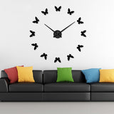 Large,Clock,Decor,Mirror,Sticker,Clock