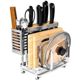 Stainless,Steel,Kitchen,Shelf,Drying,Storage,Holders,Cutting,Board