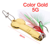 Zanlure,DW383,Spinner,Spoon,Fishing