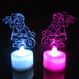 Acrylic,Christmas,Apple,Colorful,Night,Lights,Christmas,Party,Decor,Creative,Gifts