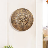 Waterproof,Outdoor,Indoor,Garden,Station,Clock,Thermometer