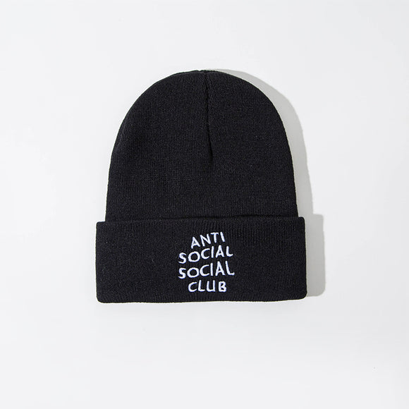 Unisex,Solid,Print,Knitted,Skull,Beanie