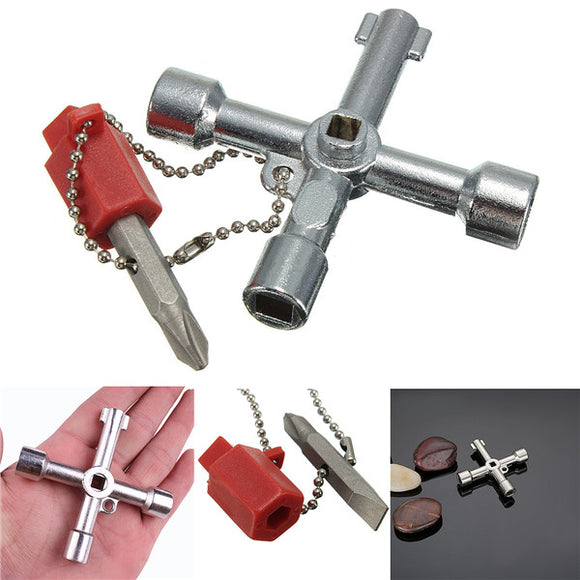 Multifaction,Cross,Switch,Triangle,Square,Wrench,Screwdriver,Repair,Tools