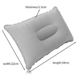 Folding,Double,Sided,Inflatable,Pillow,Suede,Fabric,Cushion,Camping,Bedding,Decor