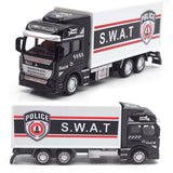 Scale,Alloy,Model,Rescue,Police,Truck,Birthday