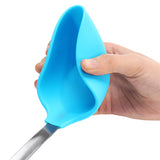 Pieces,Stainless,Steel,Silicone,Cooking,Utensil,Premium,Stand,Cooking,Spoon