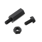 Suleve,MXNH1,Nylon,Screw,Black,Screw,Nylon,Standoff,Assortment,600Pcs