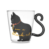Glass,Cartoon,Children's,Creative,Handle,Coffee,Transparent,Juice,Drink