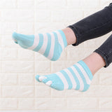 Women,Cotton,Color,Socks,Stripes,Comfortable,Socks