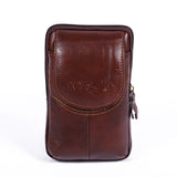 Outdoor,Vertical,Retro,Leather,Waist,Multifunction,Purse,Portable,Phone