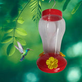 Water,Feeder,Bottle,Hanging,Hummingbird,Feeder,Garden,Outdoor,Plastic,Flower,Feeder