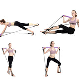 Multifunctional,Portable,Pilates,Fitness,Stick,Resistance,Bands,Exercise,Tools