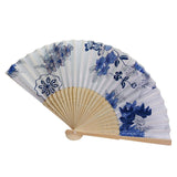 Summer,Vintage,Bamboo,Folding,Flower,Chinese,Dance,Party,Pocket