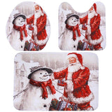 Bathroom,Christmas,Style,Bathroom,Carpet,Toilet,Cover