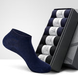 Men's,Breathable,Cotton,Silver,Antibacterial,Deodorant,Solid,Color