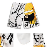 S5262,Beach,Shorts,Board,Shorts,Cartoon,Printing,Drying,Waterproof,Elasticity