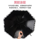 Fragrant,Beauty,Butterfly,Flying,Umbrella,Folding,Black,Plastic,Umbrella