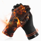 Winter,Knitted,Touch,Screen,Gloves,Short,Plush,Lining,Finger,Sport,Cycling,Gloves