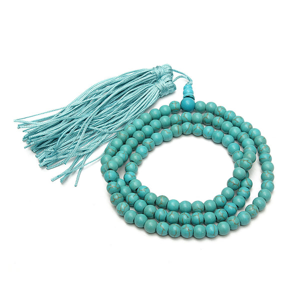 Turquoise,Prayer,Tibetan,Buddhist,Beads,Bless,Bracelet