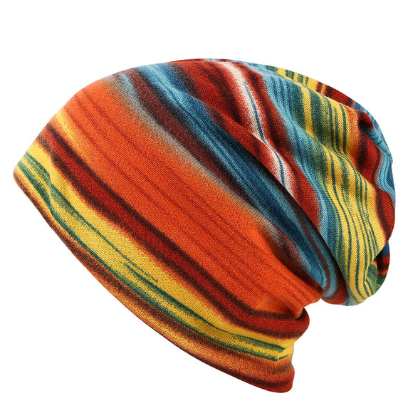 Women,Cotton,Colorful,Multifunctional,Beanie,Scarf,Casual,Windproof,Double,Layers,Collar