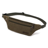 Unisex,Canvas,Waist,Waist,Fanny,Pouch,Travel,Sports,Phone,Pocket