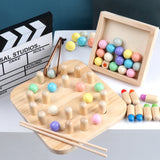Educational,Wooden,Memory,Match,Stick,Chess