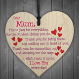 Wooden,Heart,Plaque,Funny,Mothers,Heart,Gifts,Novelty,Daughter,Decorations