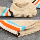 Combed,Cotton,Athletic,Socks,Silicone,Outdoor,Stripe,Deodorization,Ankle