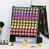 Grids,Wooden,Lipstick,Desktop,Storage,Polish,Organizer,Display