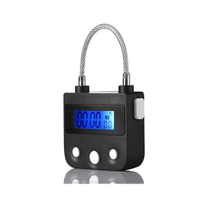 Hours,Rechargeable,Padlock,Timing,Digital,Timer,Alarming,Padlock,Display,Screen