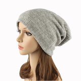 Women,Casual,Autumn,Knitting,Outdoor,Solid,Skullies,Beanies