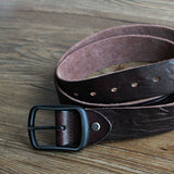 Genuine,Leather,Men's,Casual,Waistband,Waist,Strap,Smooth,Retro